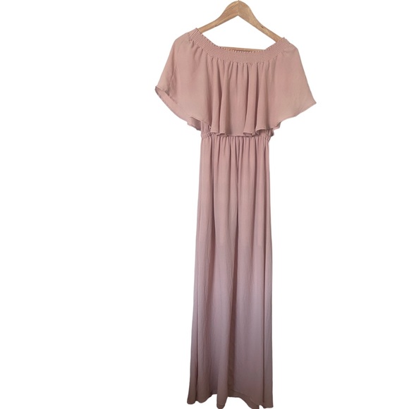 Show Me Your Mumu Hacienda Maxi Dress Dusty Blush - Picture 7 of 9